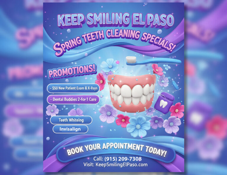 Spring Teeth Cleaning: A Fresh Start for Your Smile on Zaragoza Rd.